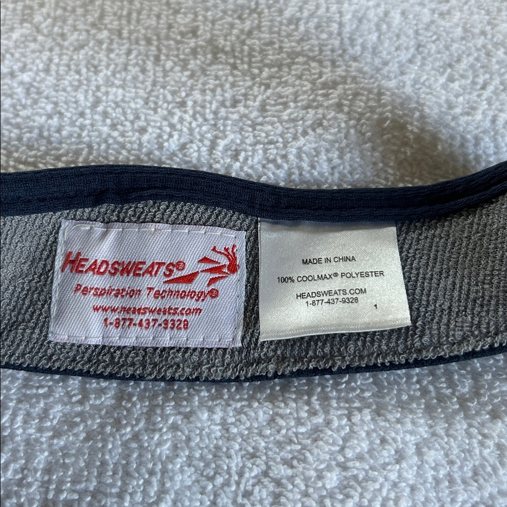 Unisex Blue Visor - Picture 4 of 6